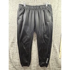 Nike Therma Fit‎ Pants M Black Joggers Just Do It Tapered 685661-010 Athletic
